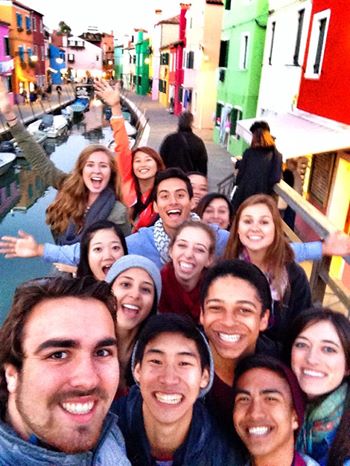 A pretty epic selfie in Burano (creds to my friend JJ and his long arms)