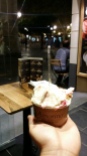 Amaretto gelato. A bit pricey, but they used organic ingredients and it was authentic Italian.