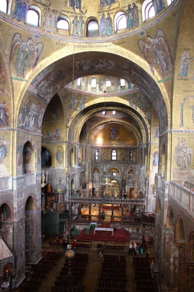 Inside San Marco's Basilica